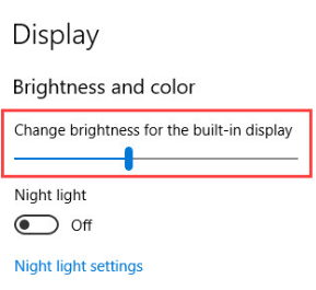 Brightness Slider Missing On Windows